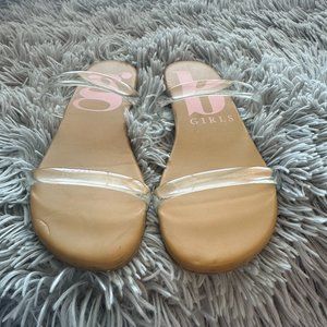 GB Girls - Clear Strap Sandals